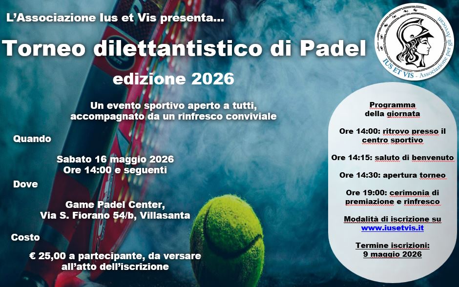 Torneo amatoriale di Padel 2026